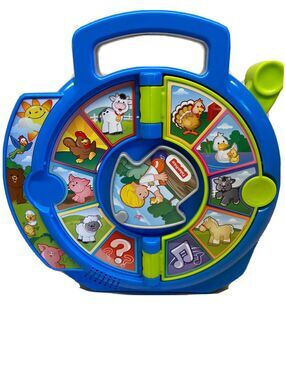 Mattel Fisher Price The Farmer Says See N Say Animals & Sounds 2015 Blue Tested